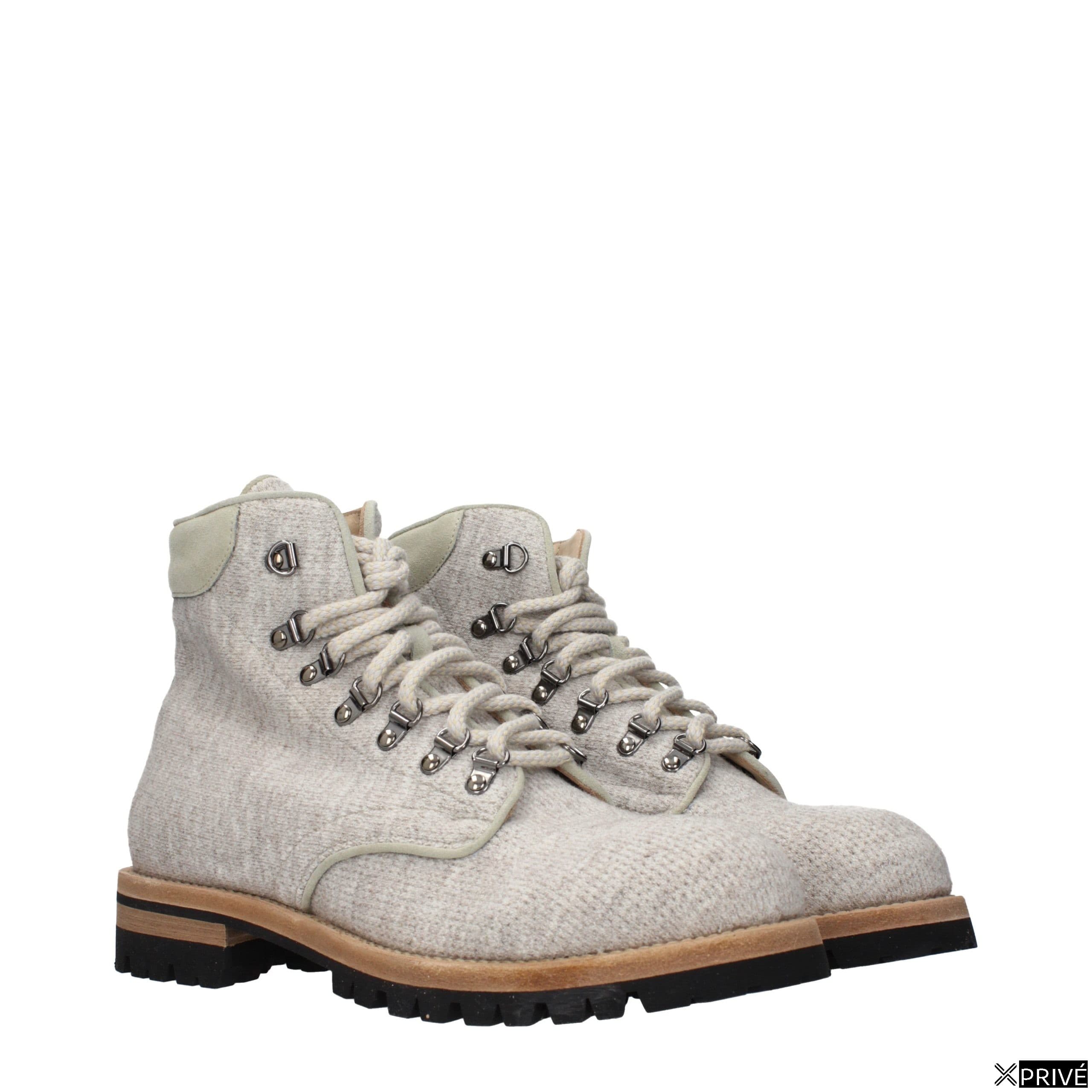 Bottes beiges en Tissu — 2