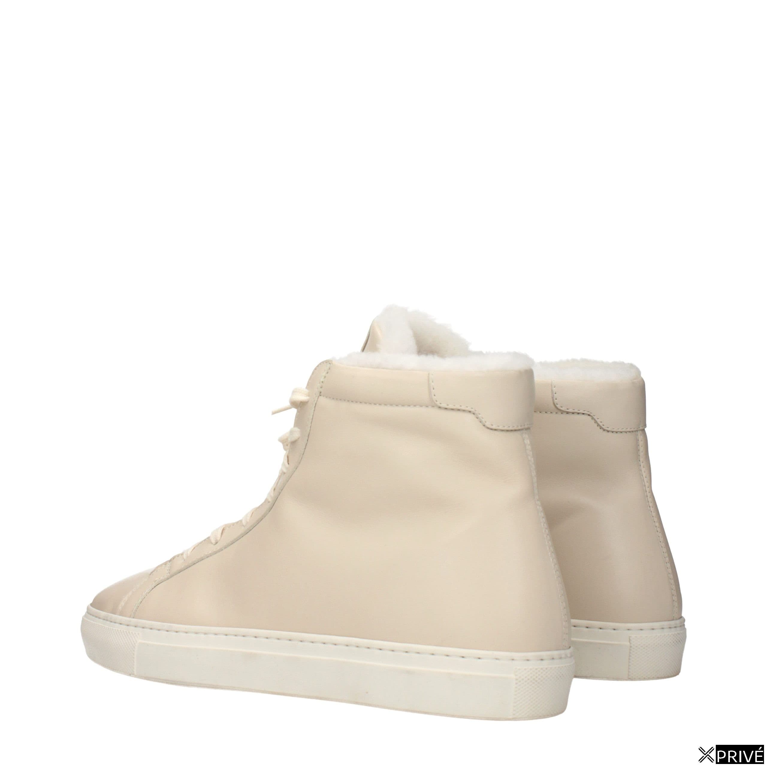 Bottes beiges en Cuir — 4