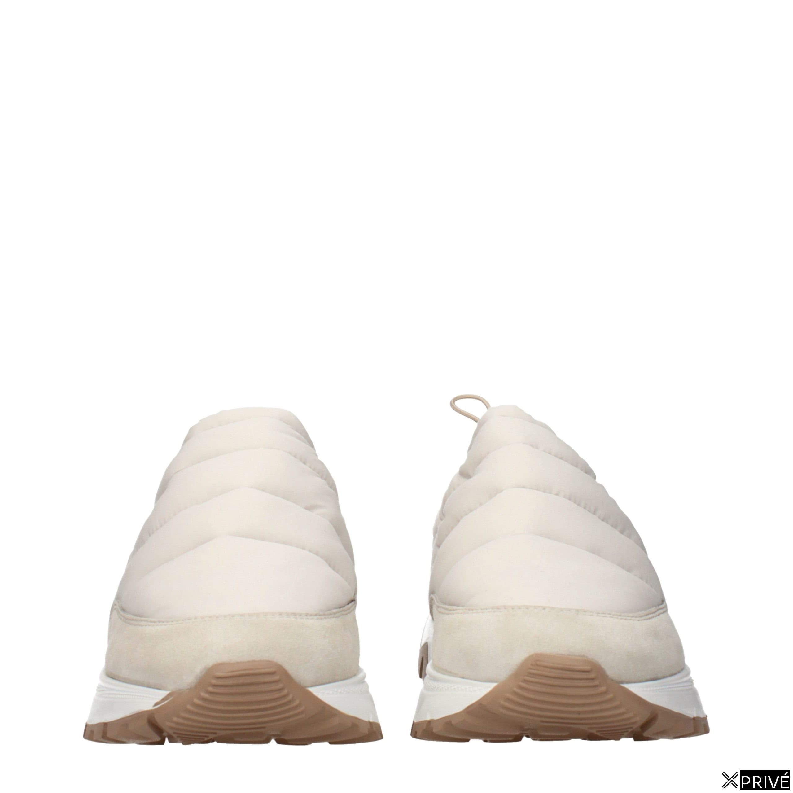 Chaussures de sport beiges en Tissu — 3