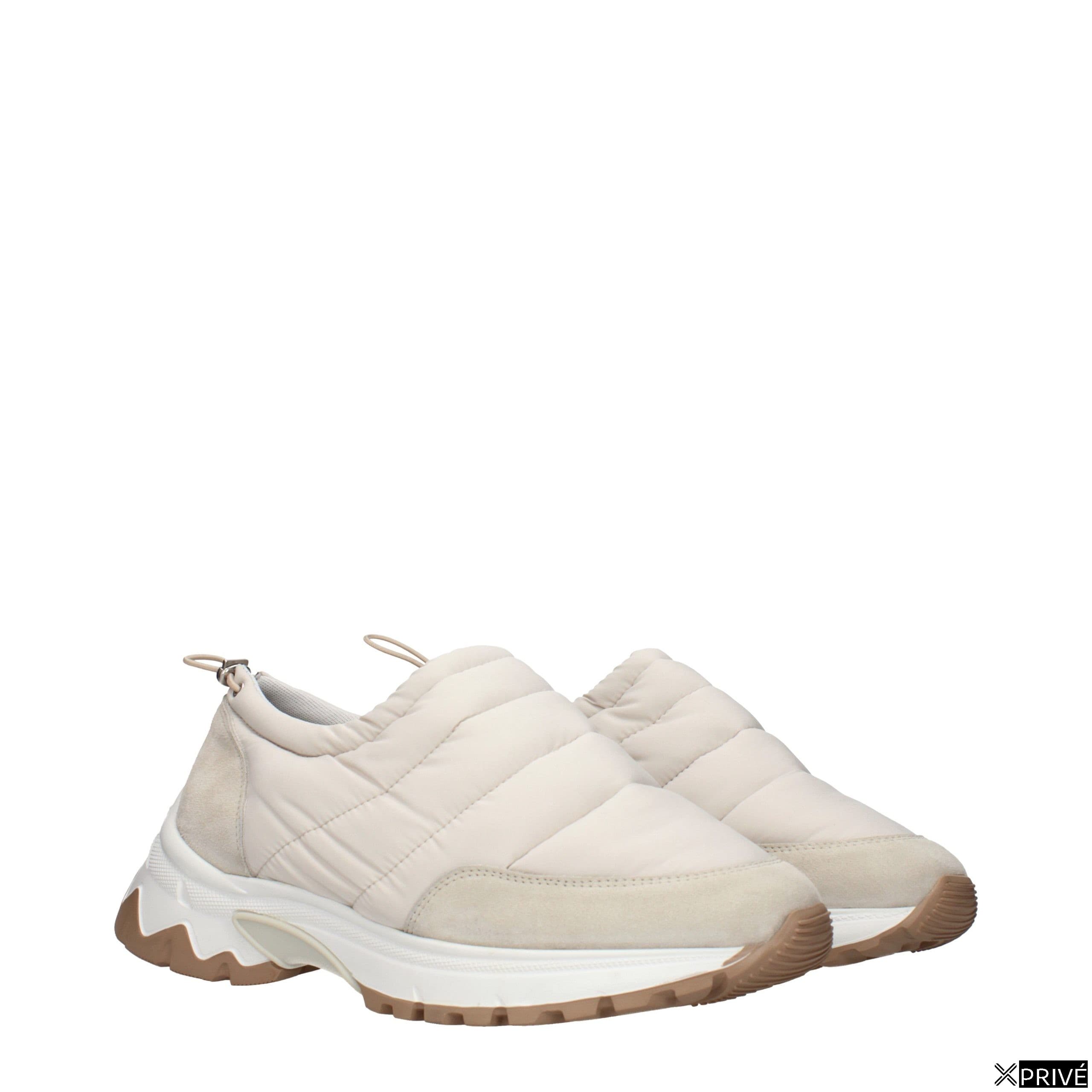 Chaussures de sport beiges en Tissu — 2