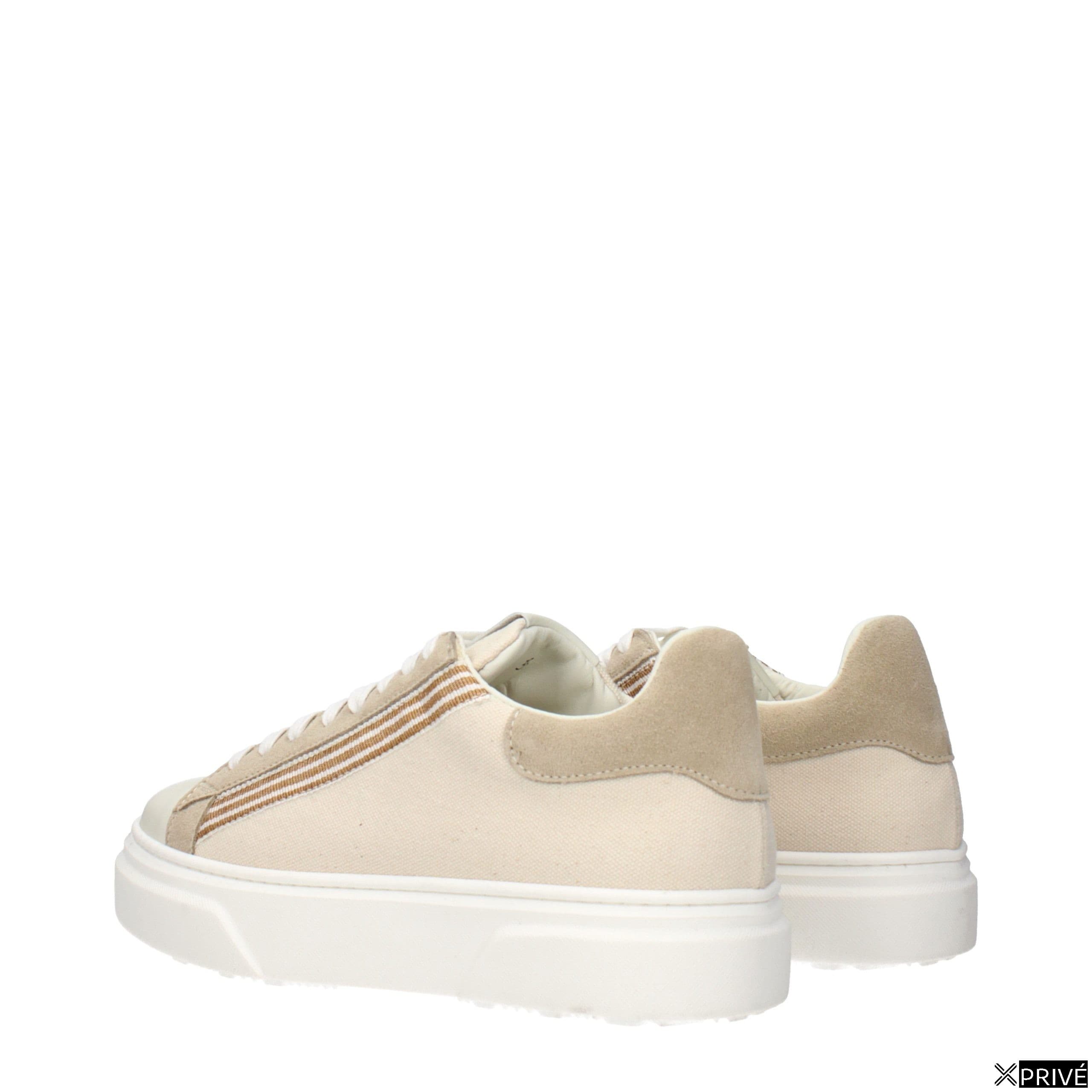 Chaussures de sport beiges en Tissu — 4