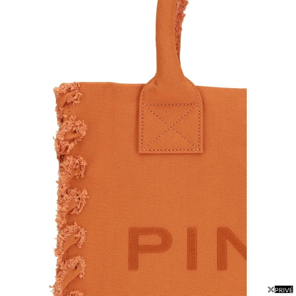 Sac bandoulière orange en Coton — 4
