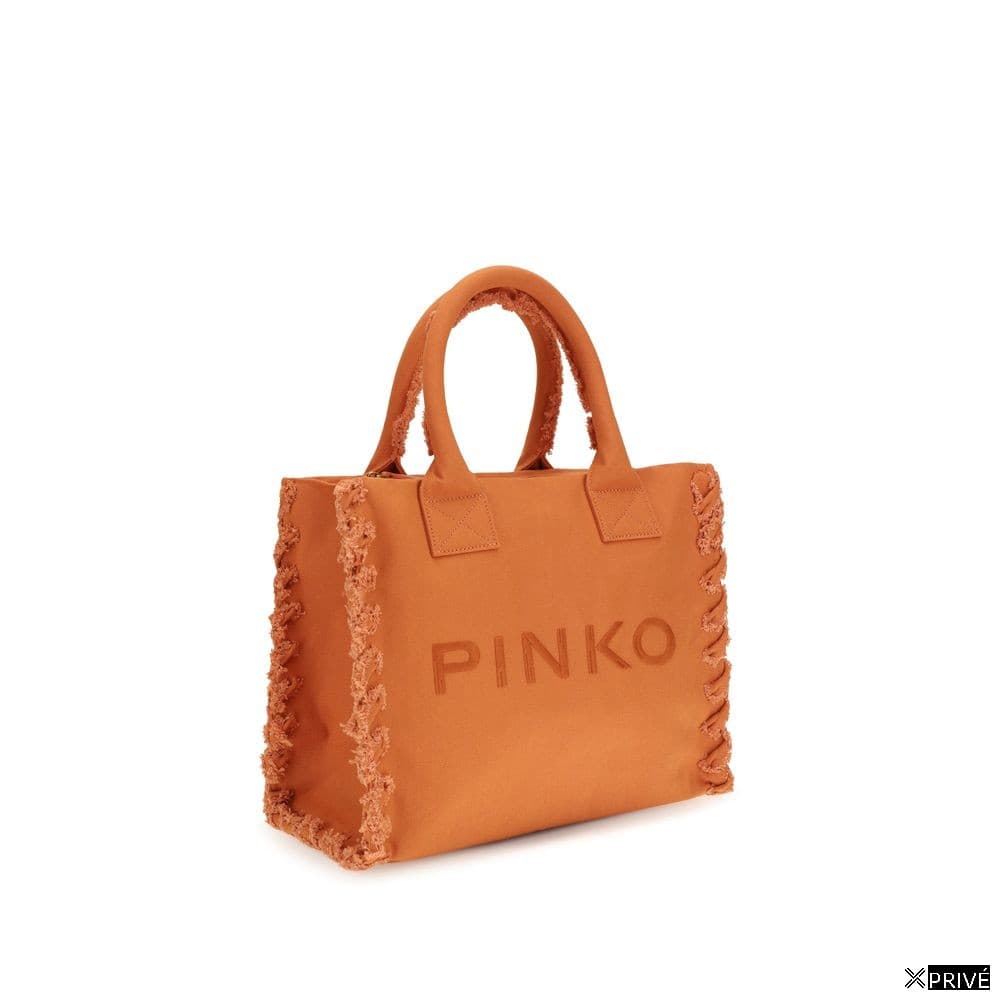 Sac bandoulière orange en Coton — 2