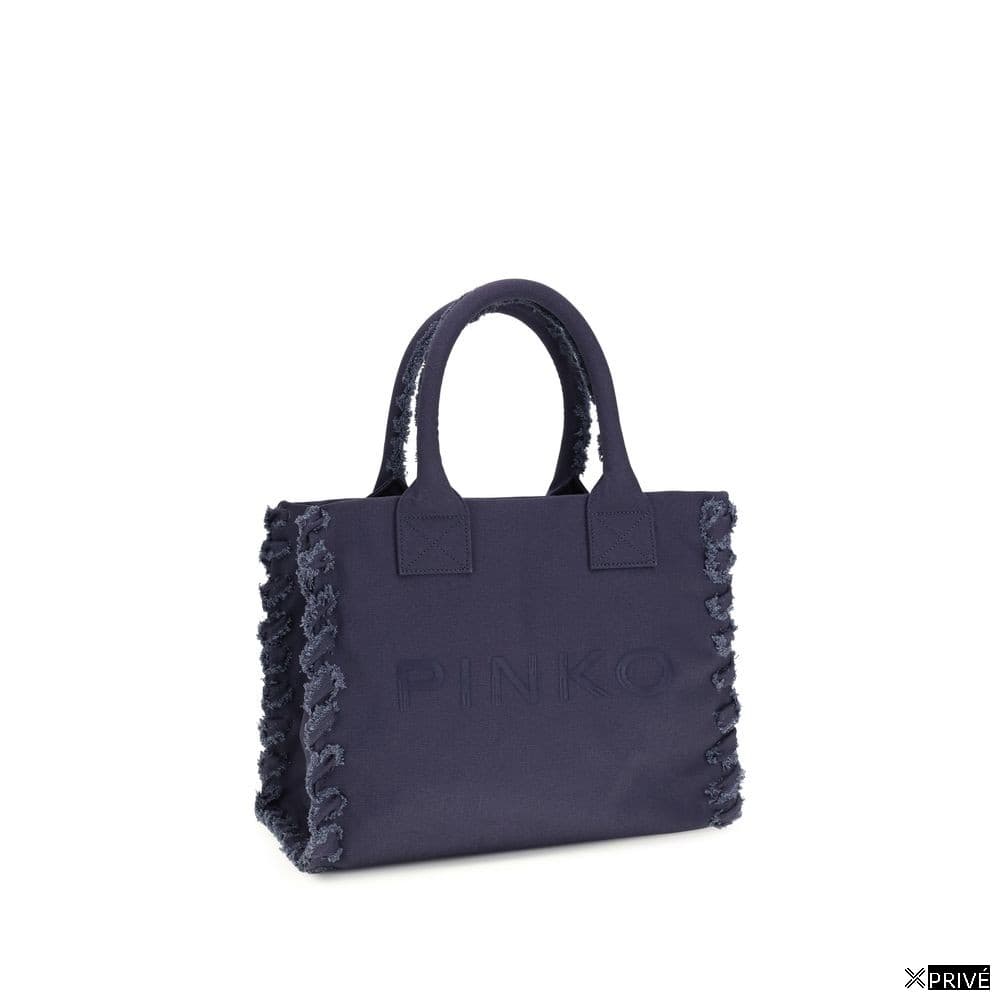 Sac bandoulière bleu en Coton — 2