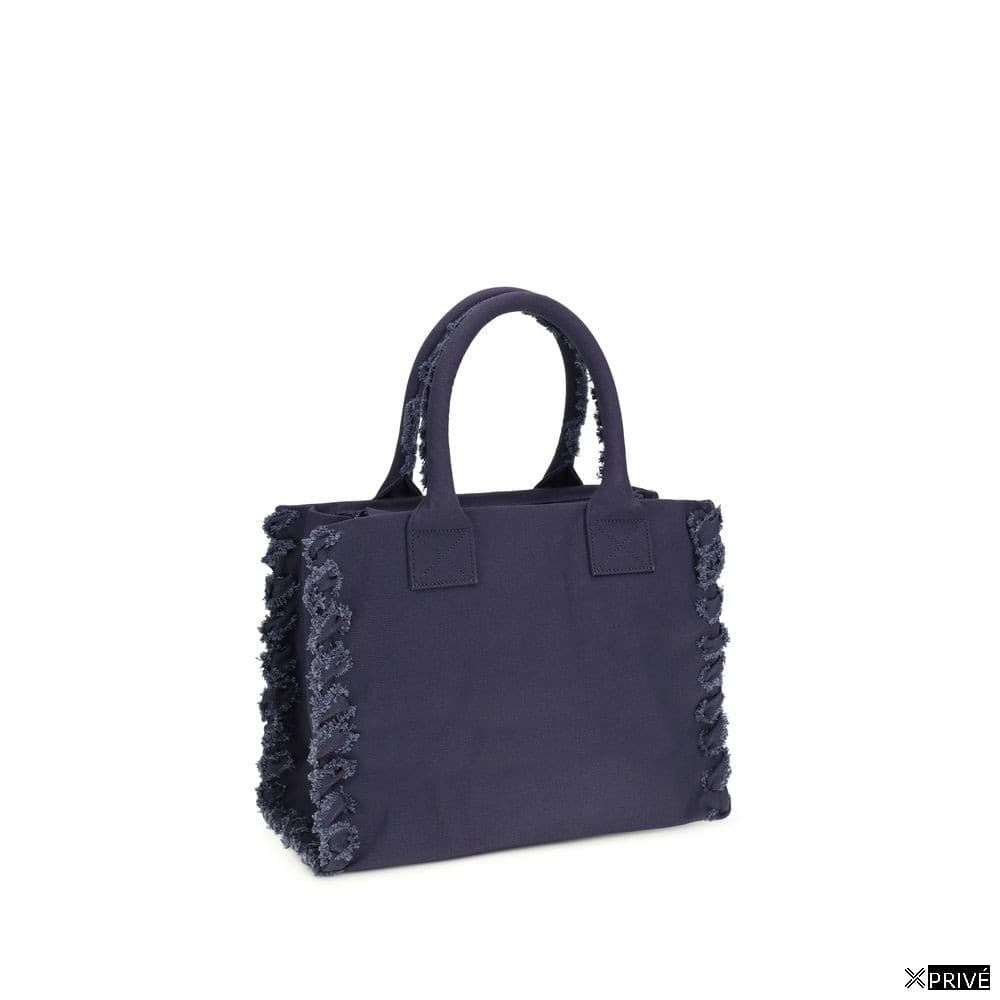 Sac bandoulière bleu en Coton — 3