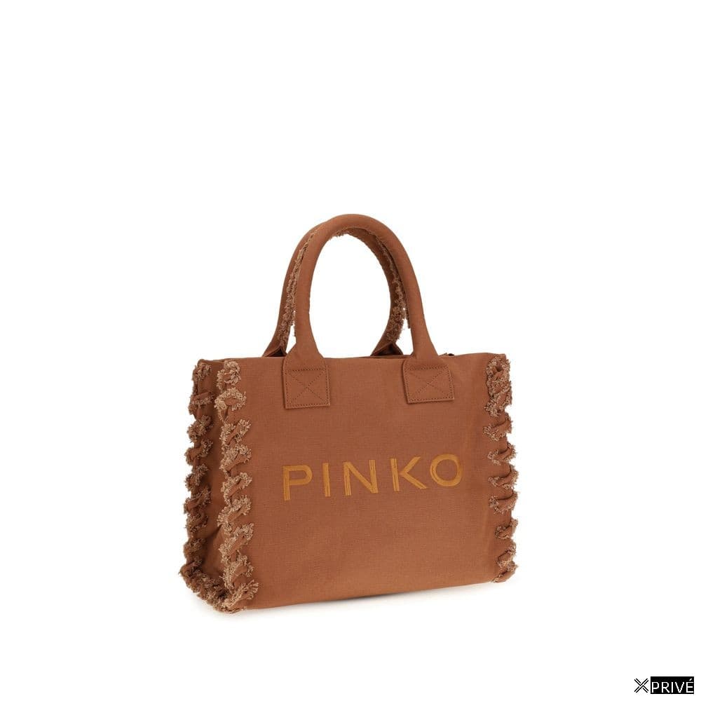 Sac bandoulière brun en Coton — 2