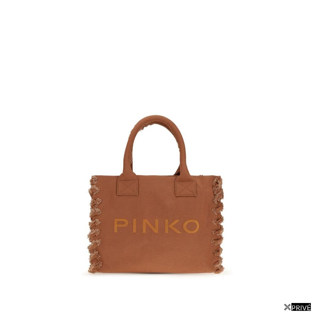 Sac bandoulière brun en Coton — 1