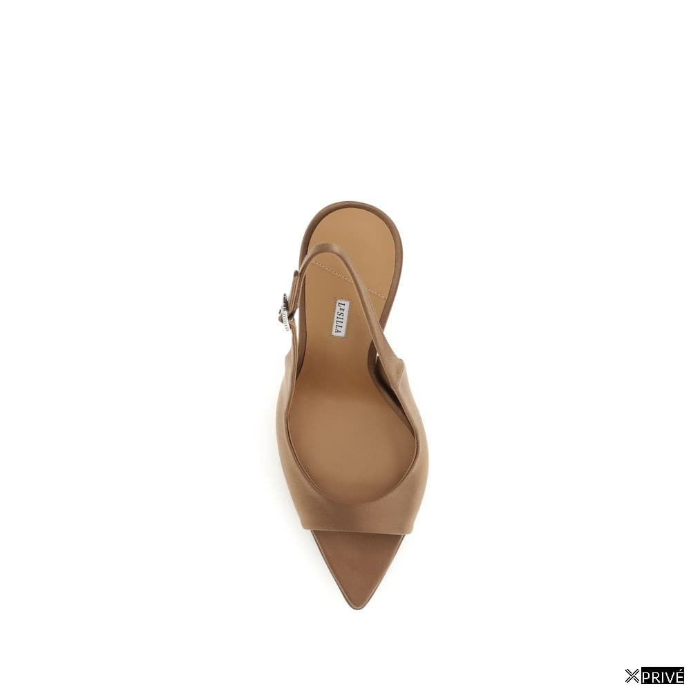 Sandales brunes en Soie — 4