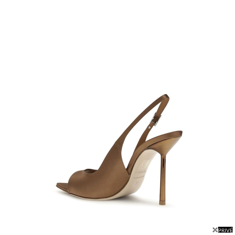 Sandales brunes en Soie — 3