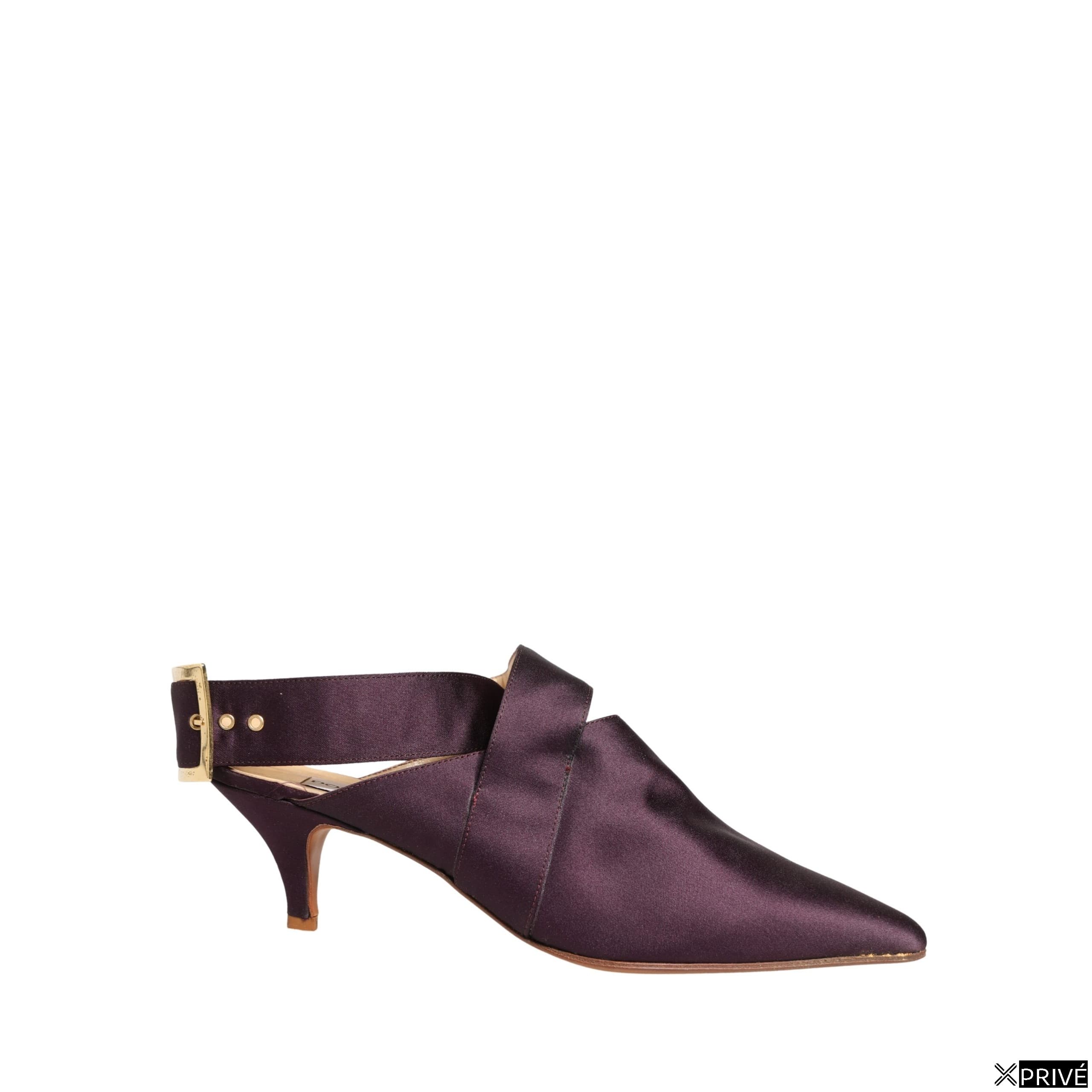 Sandales violettes en Satin — 1