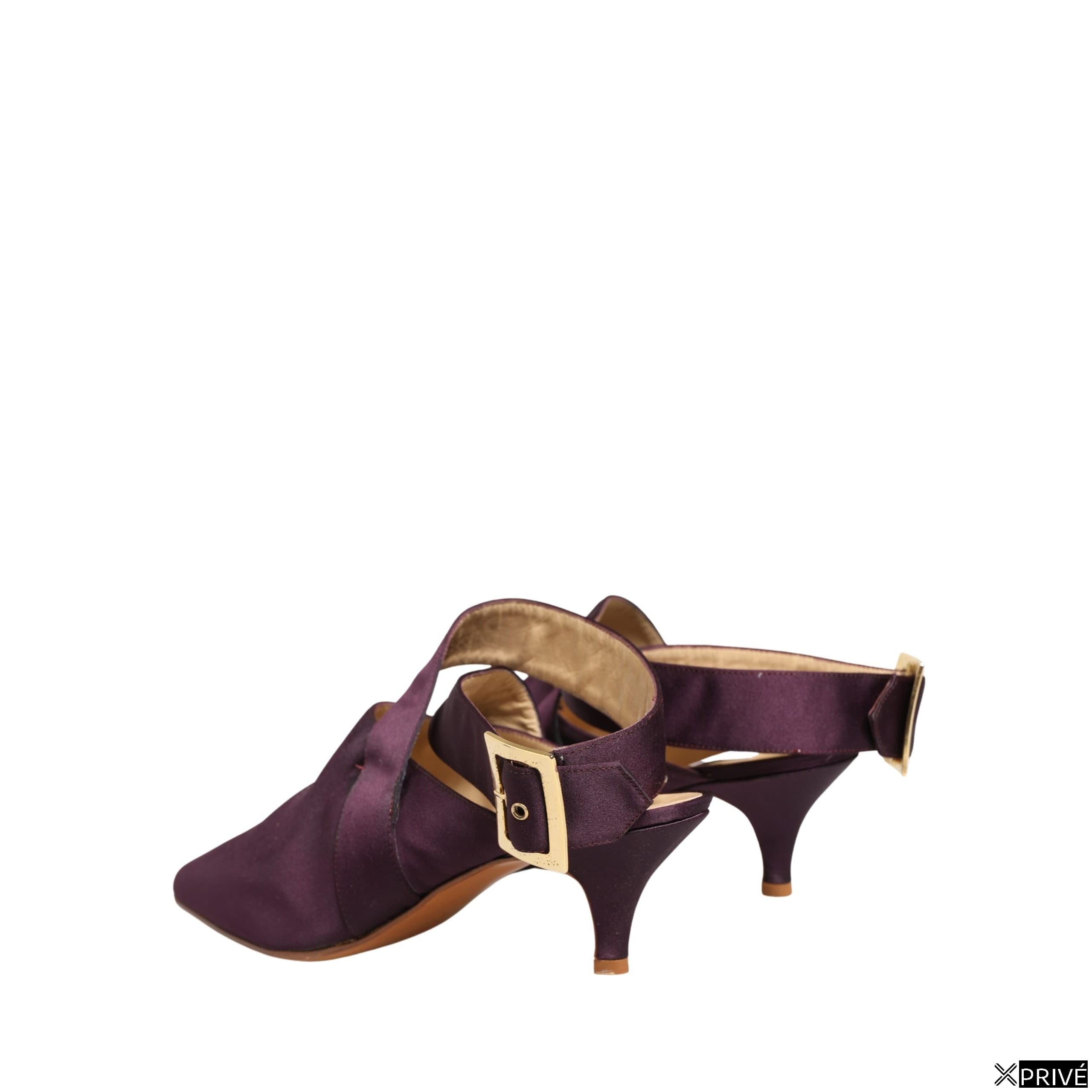 Sandales violettes en Satin — 6