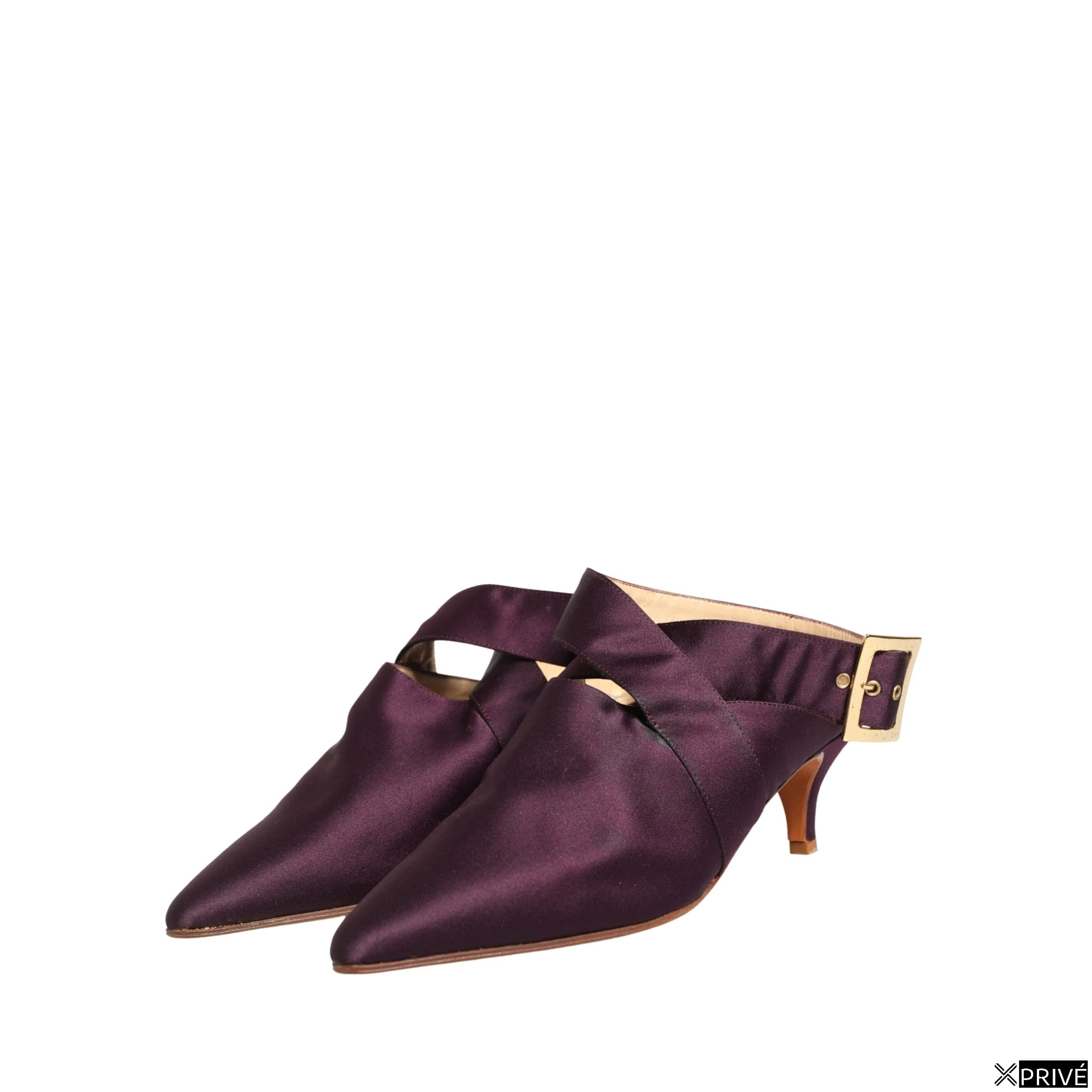 Sandales violettes en Satin — 5