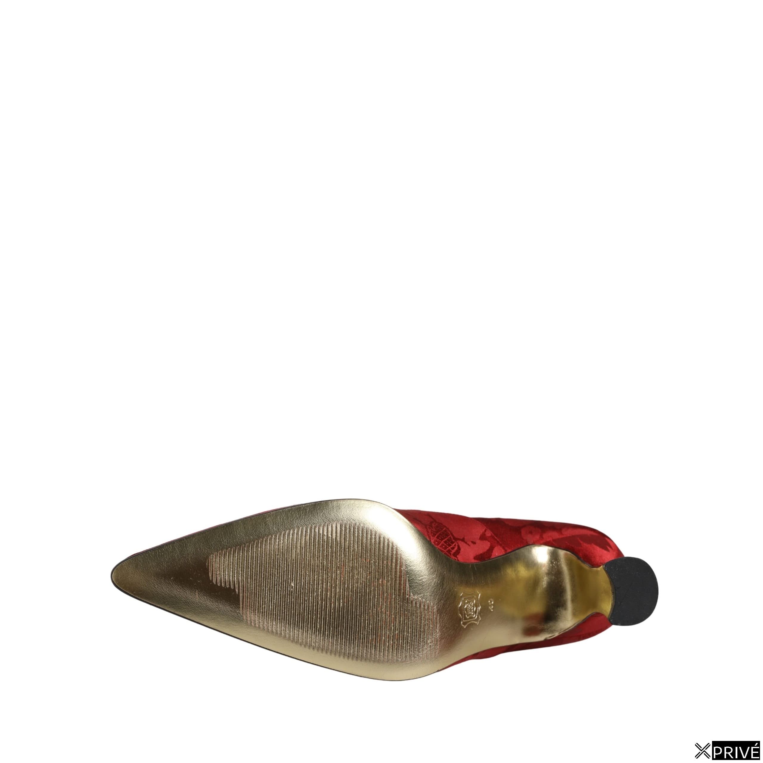 Escarpin rouge en Cuir — 4