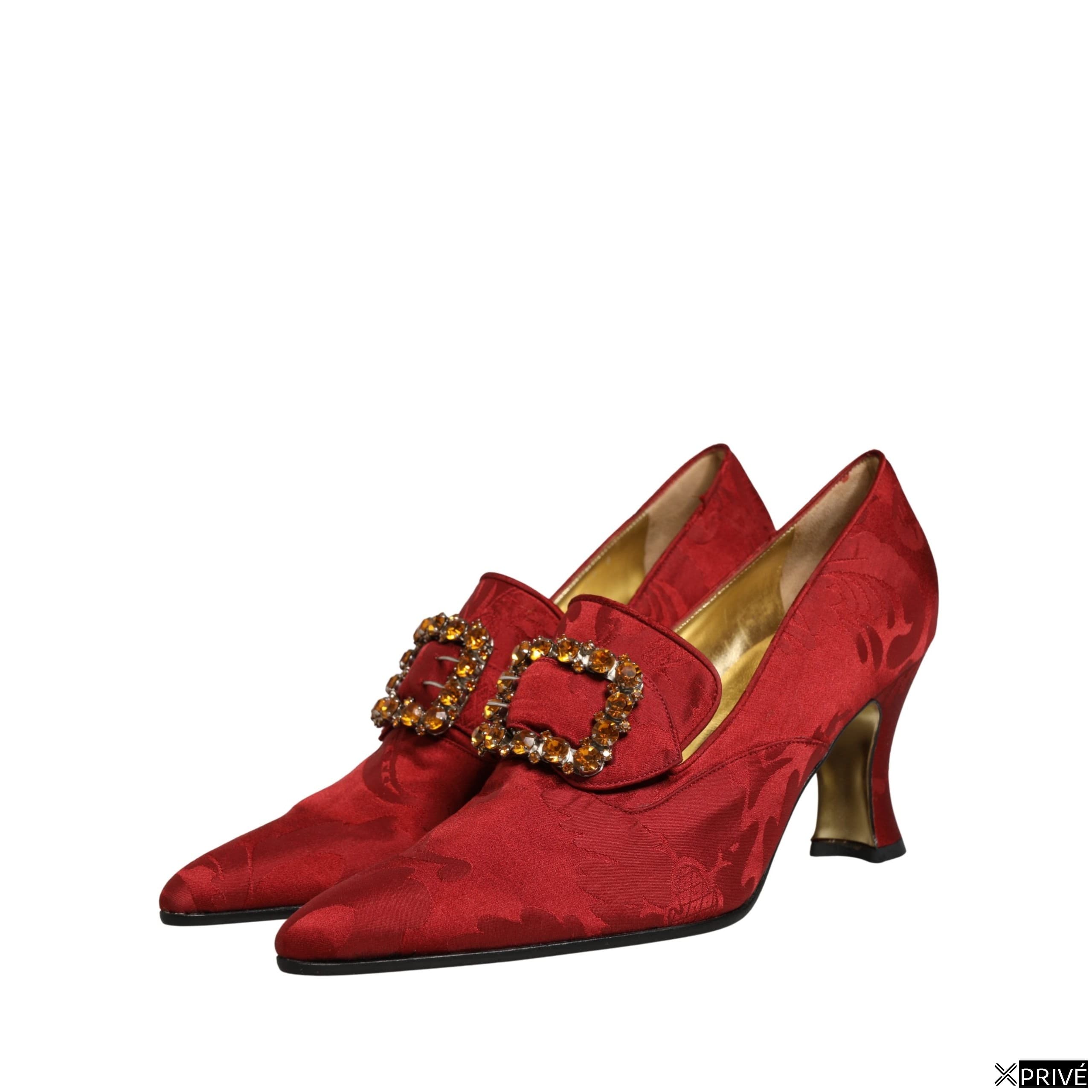 Escarpin rouge en Cuir — 1
