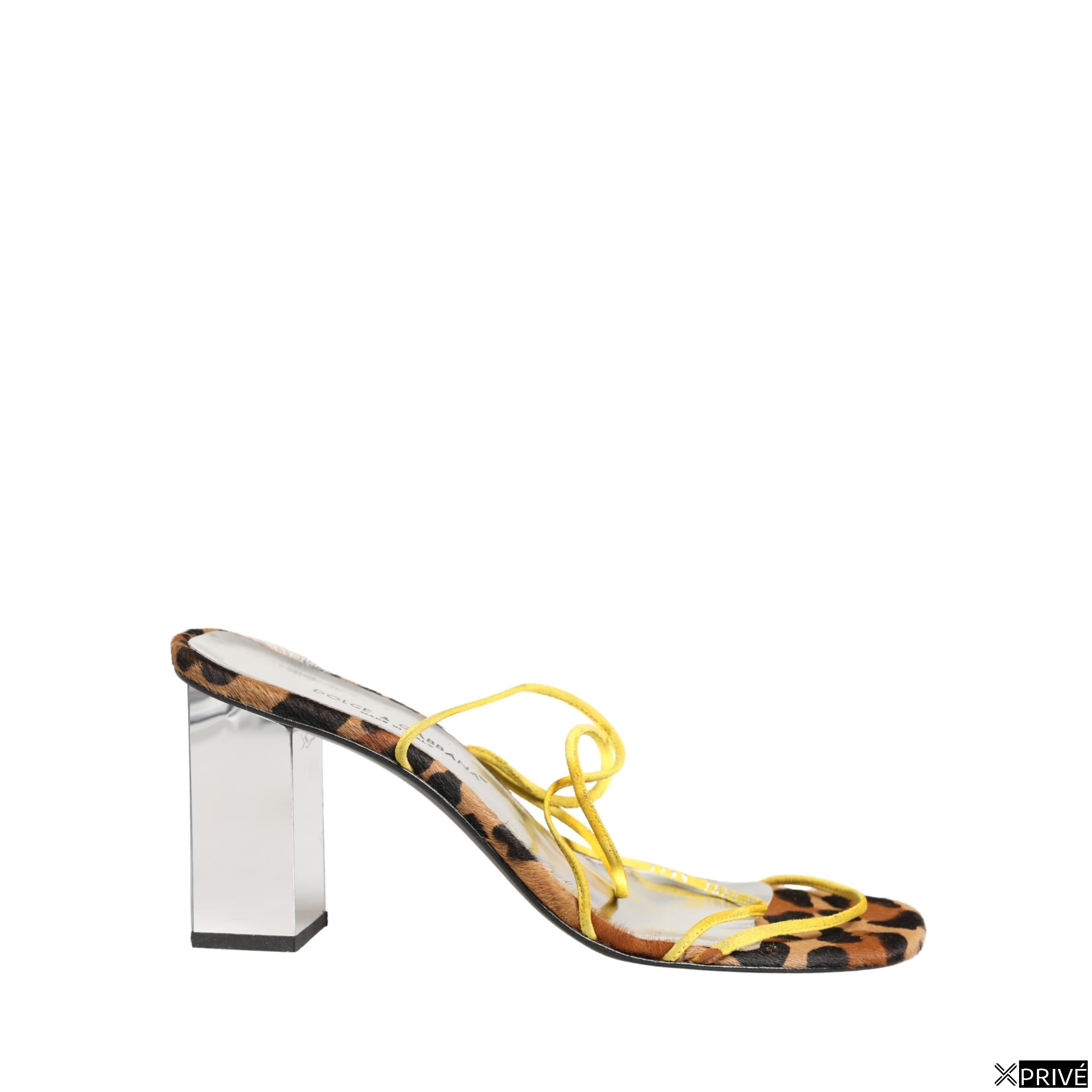 Sandales multicolores en Cuir — 4