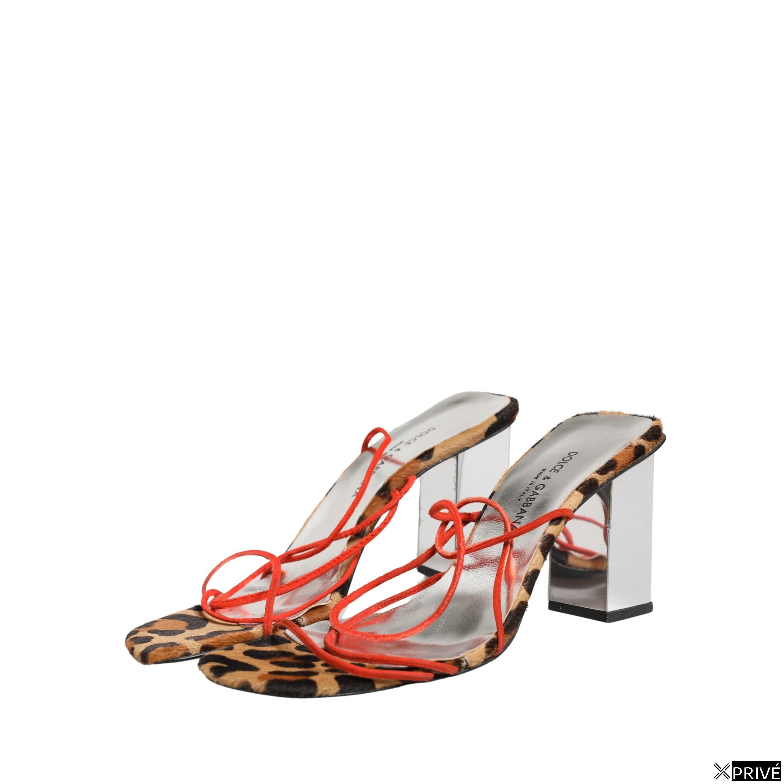 Sandales multicolores en Cuir — 1
