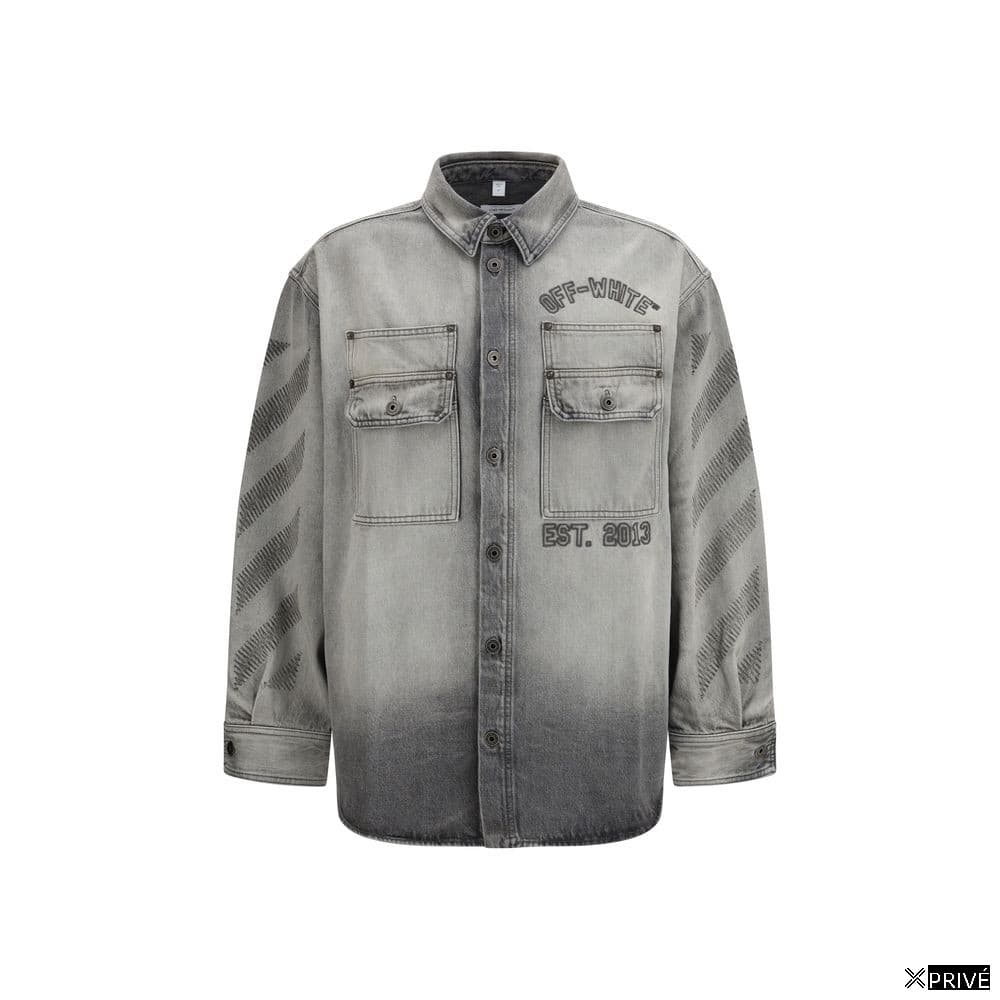 Chemise grise en Coton — 1