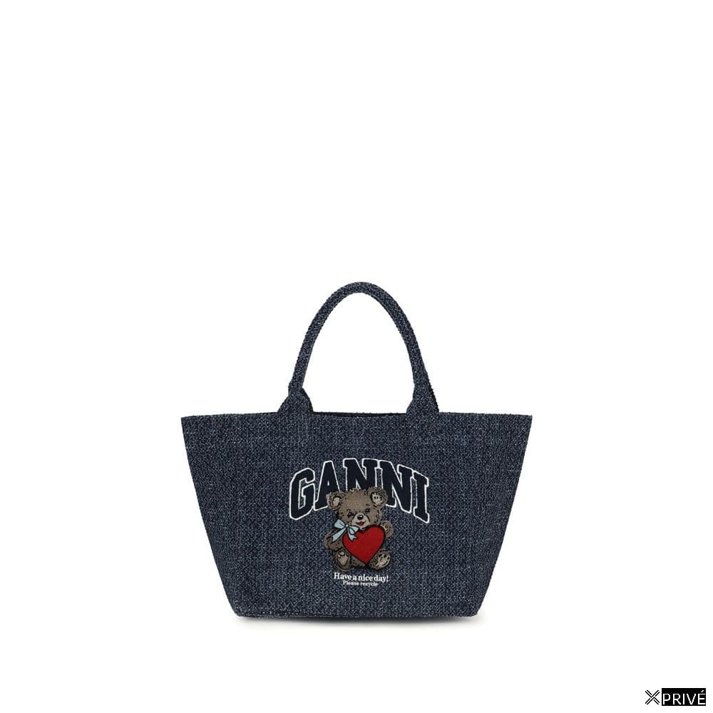Sac bandoulière bleu en Coton — 1