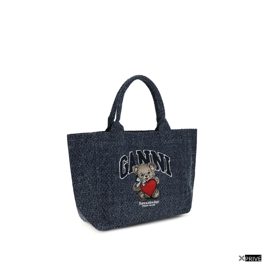 Sac bandoulière bleu en Coton — 2