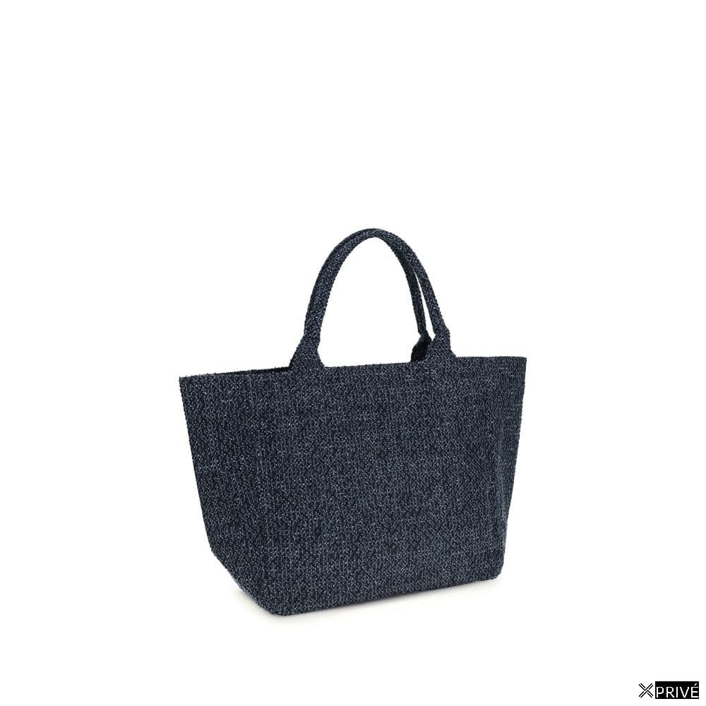 Sac bandoulière bleu en Coton — 3