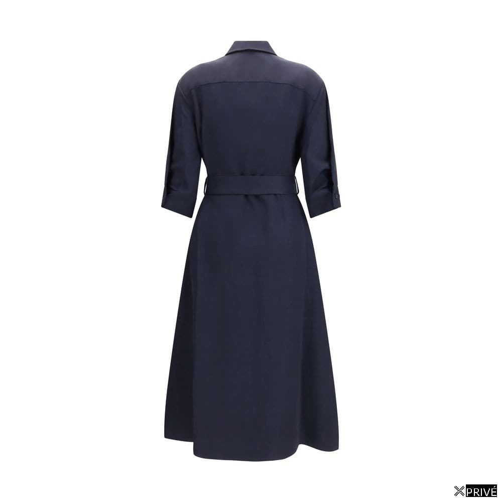 Robe bleue en Viscose — 2