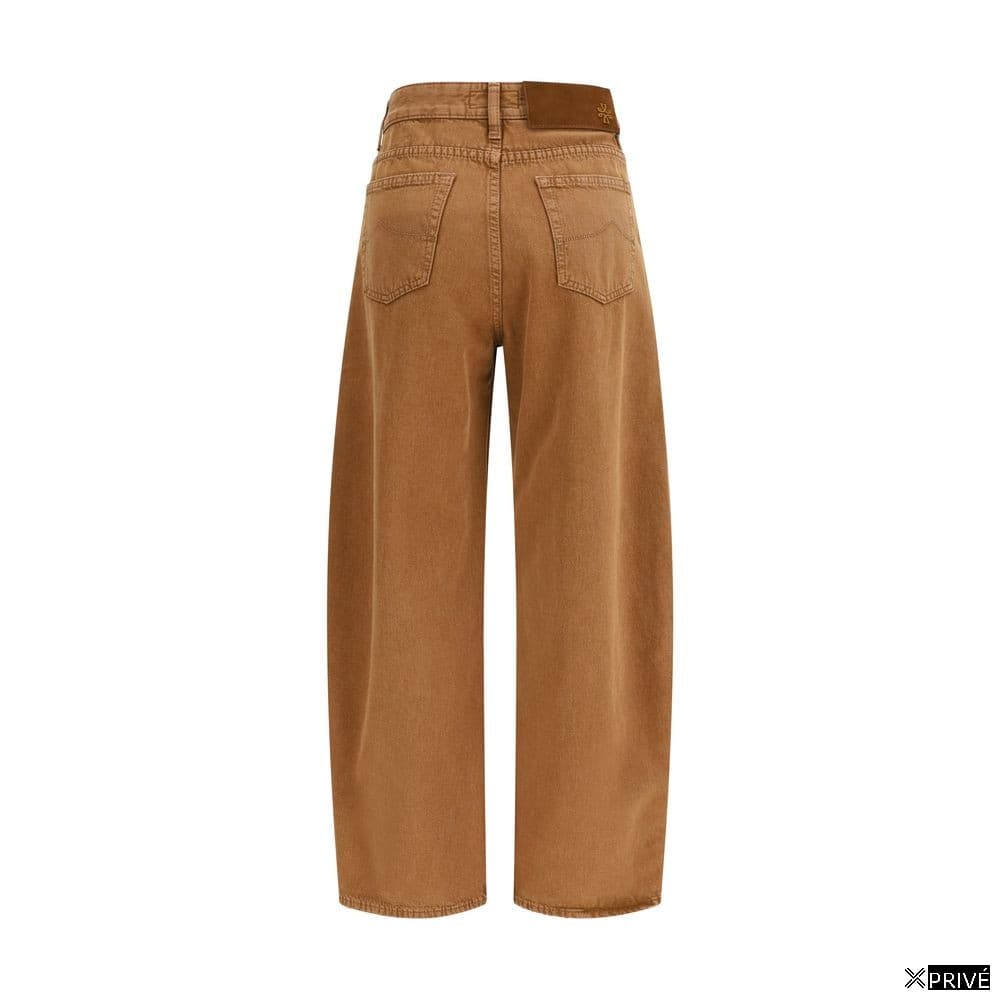 Jeans brun en Coton — 2