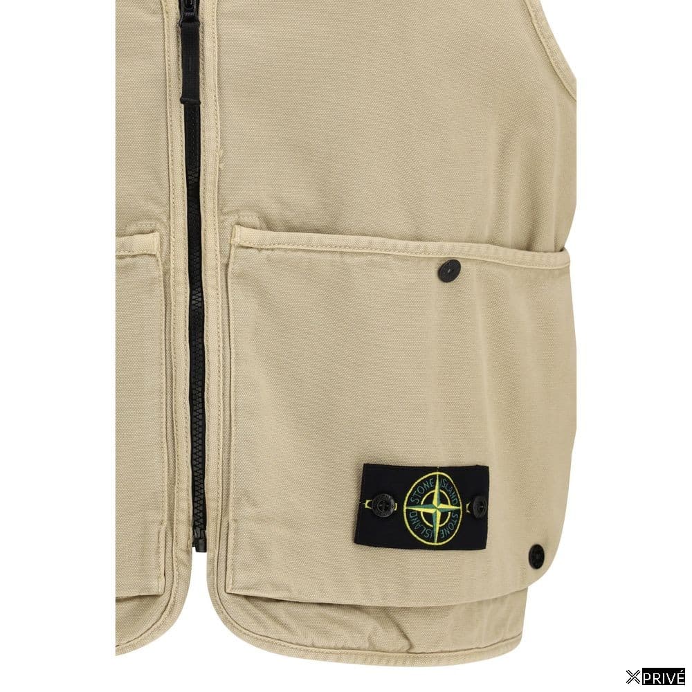 Veste beige en Coton — 3