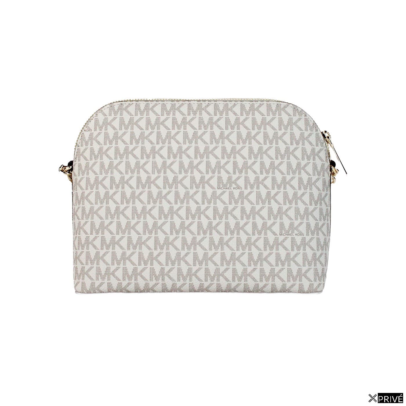 Sac porté croisé doré en PVC — 2