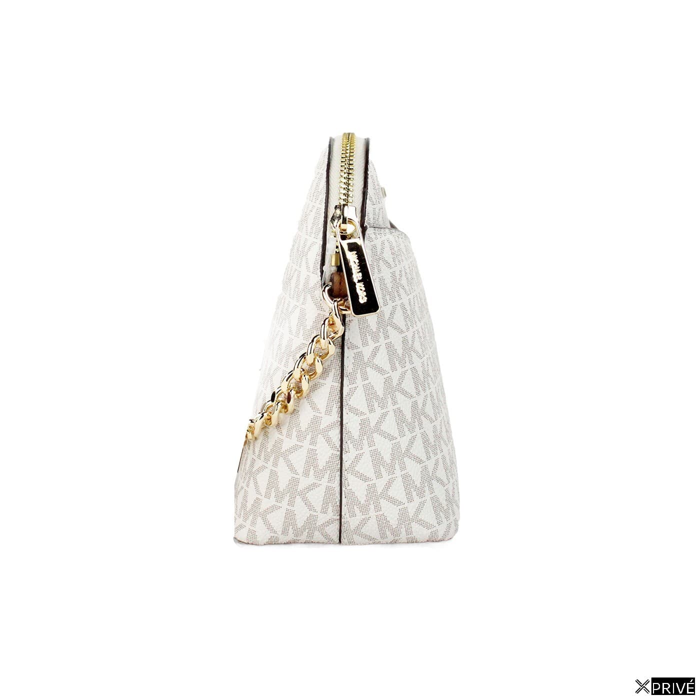Sac porté croisé doré en PVC — 3