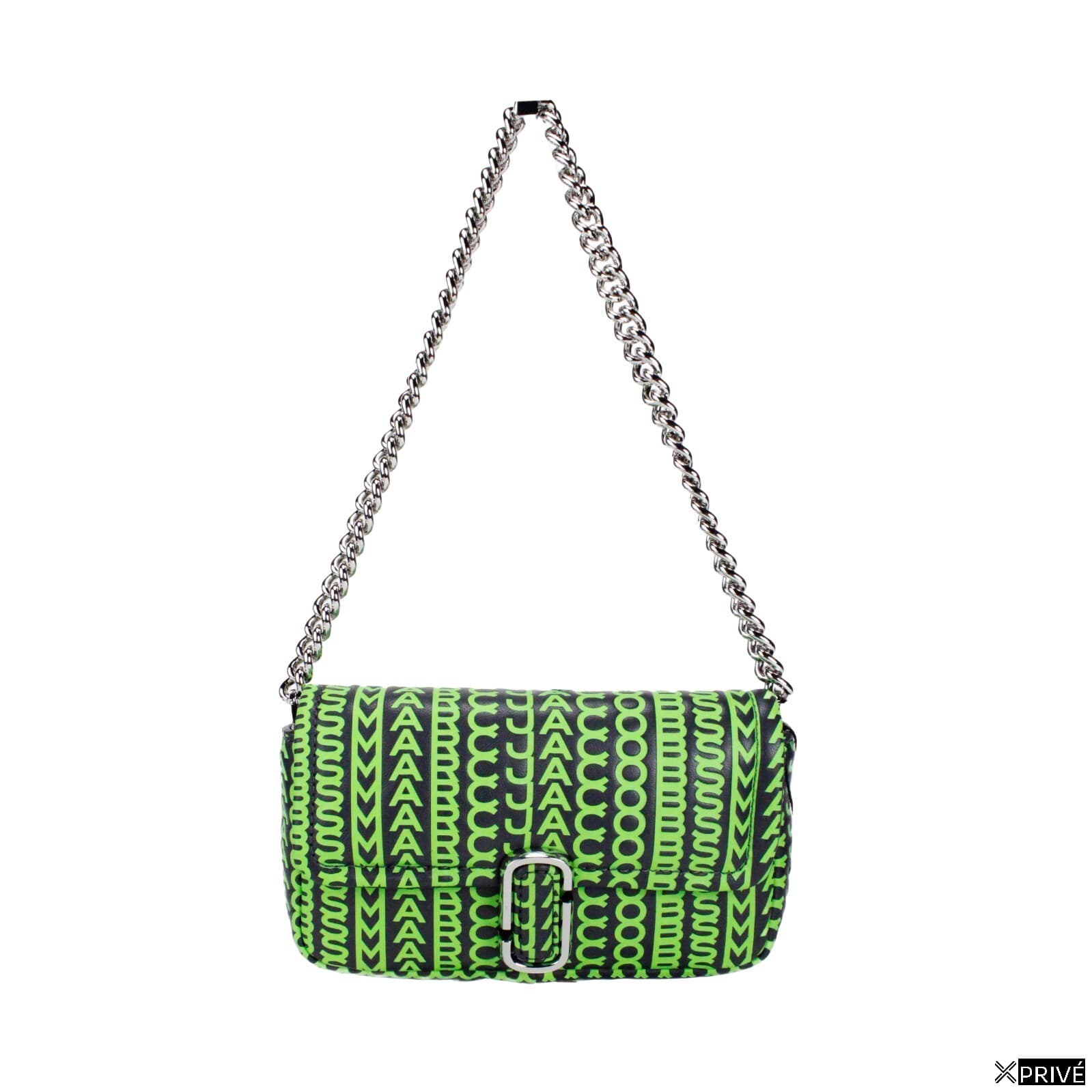 Sac porté croisé argenté en Cuir — 1