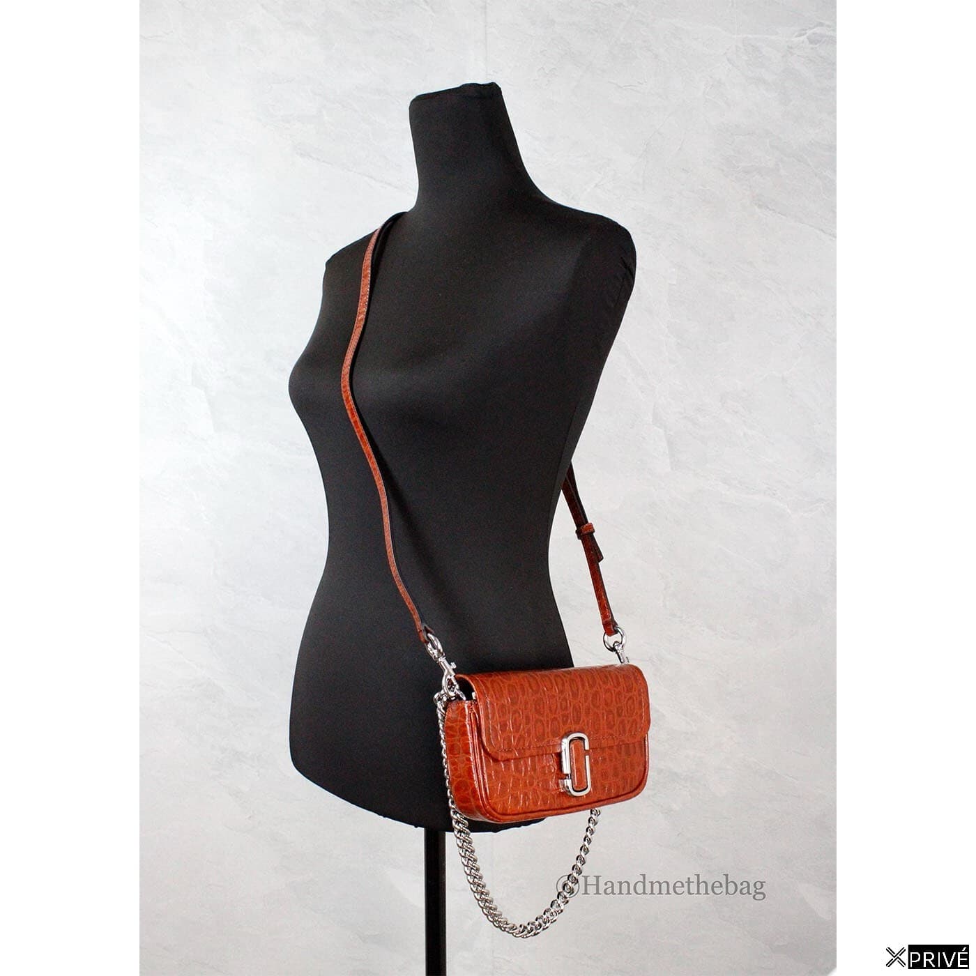 Sac porté croisé argenté en Cuir — 2
