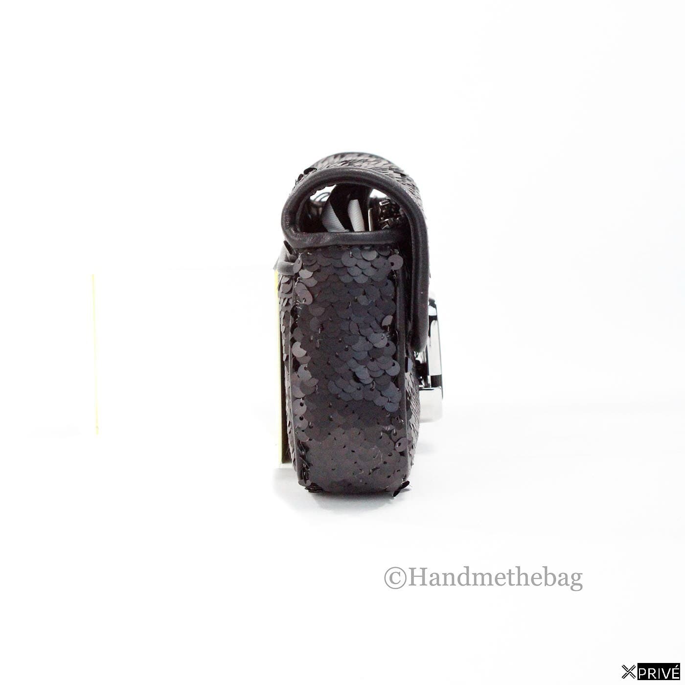 Sac porté croisé argenté en Cuir — 4