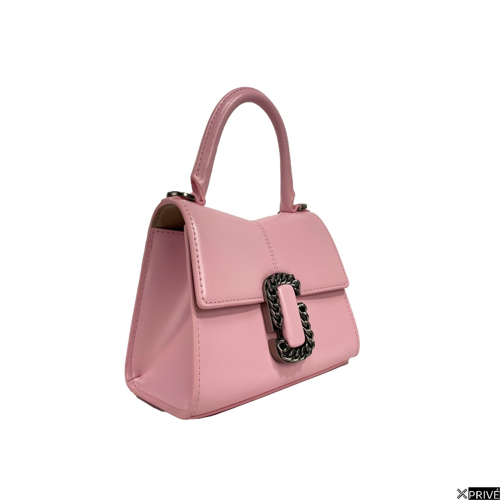 Sac porté croisé argenté en Cuir — 2