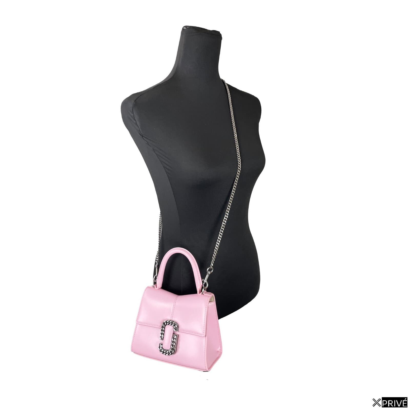 Sac porté croisé argenté en Cuir — 4
