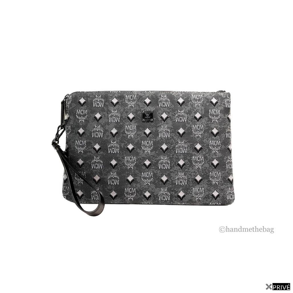 Pochette noire en Toile — 1