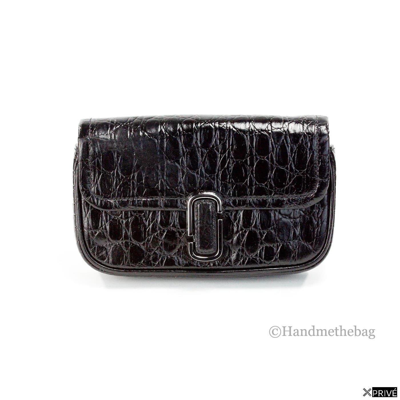 Sac porté croisé argenté en Cuir — 1