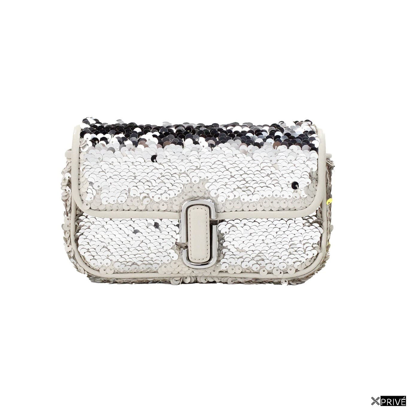 Sac porté croisé argenté en Cuir — 2
