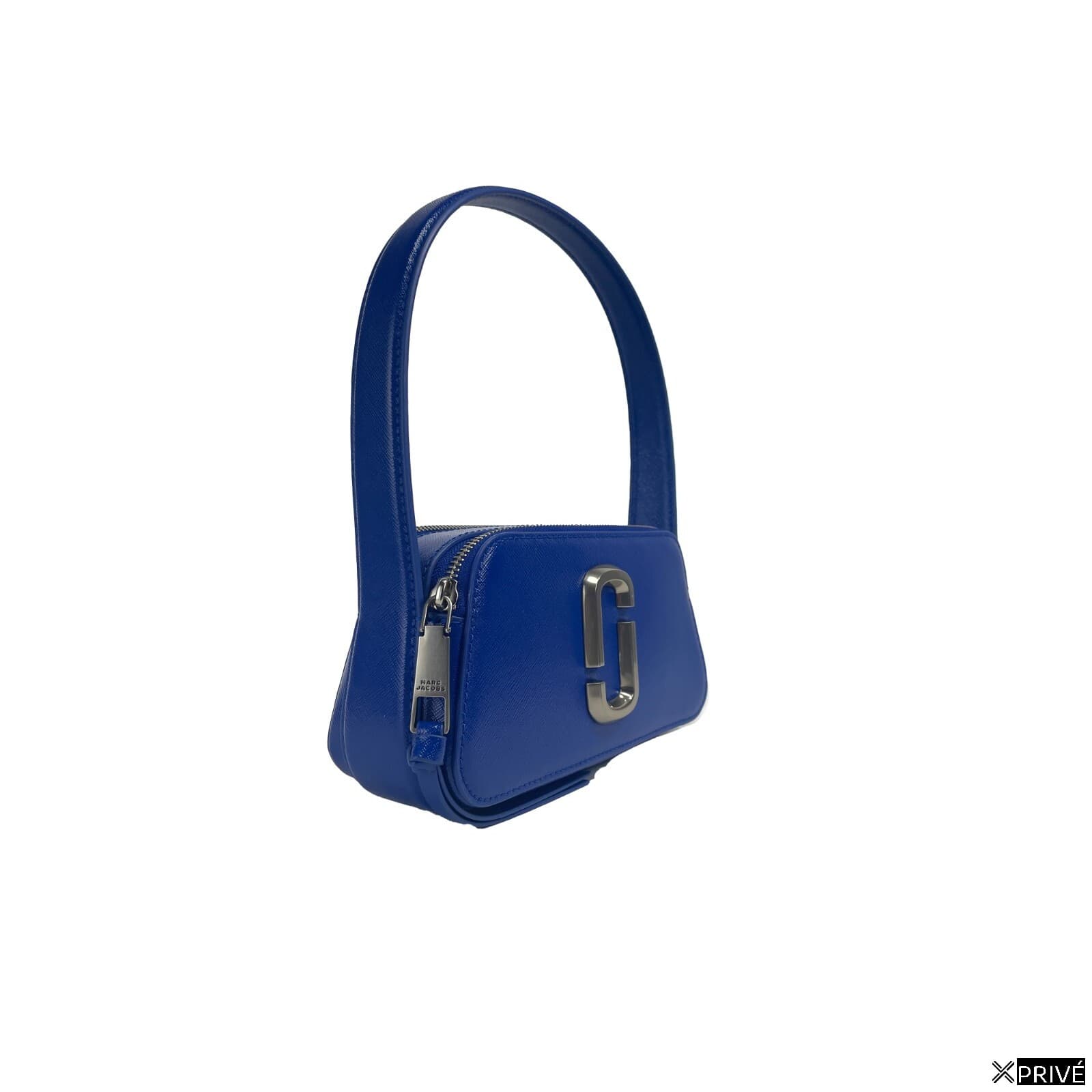 Sac bandoulière argenté en Cuir — 3