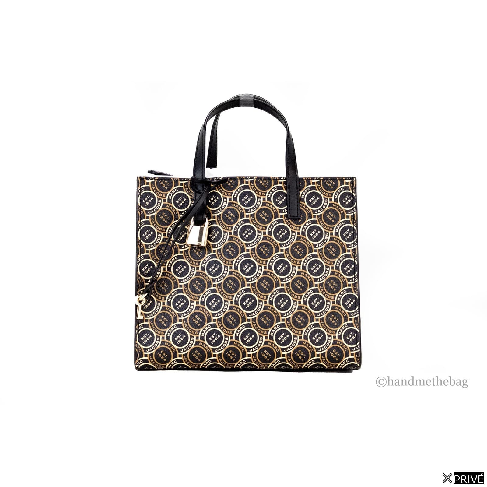 Sac à main doré en Cuir — 1