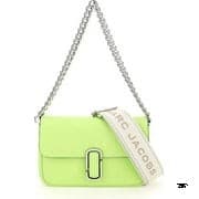 Sac bandoulière argenté en Cuir