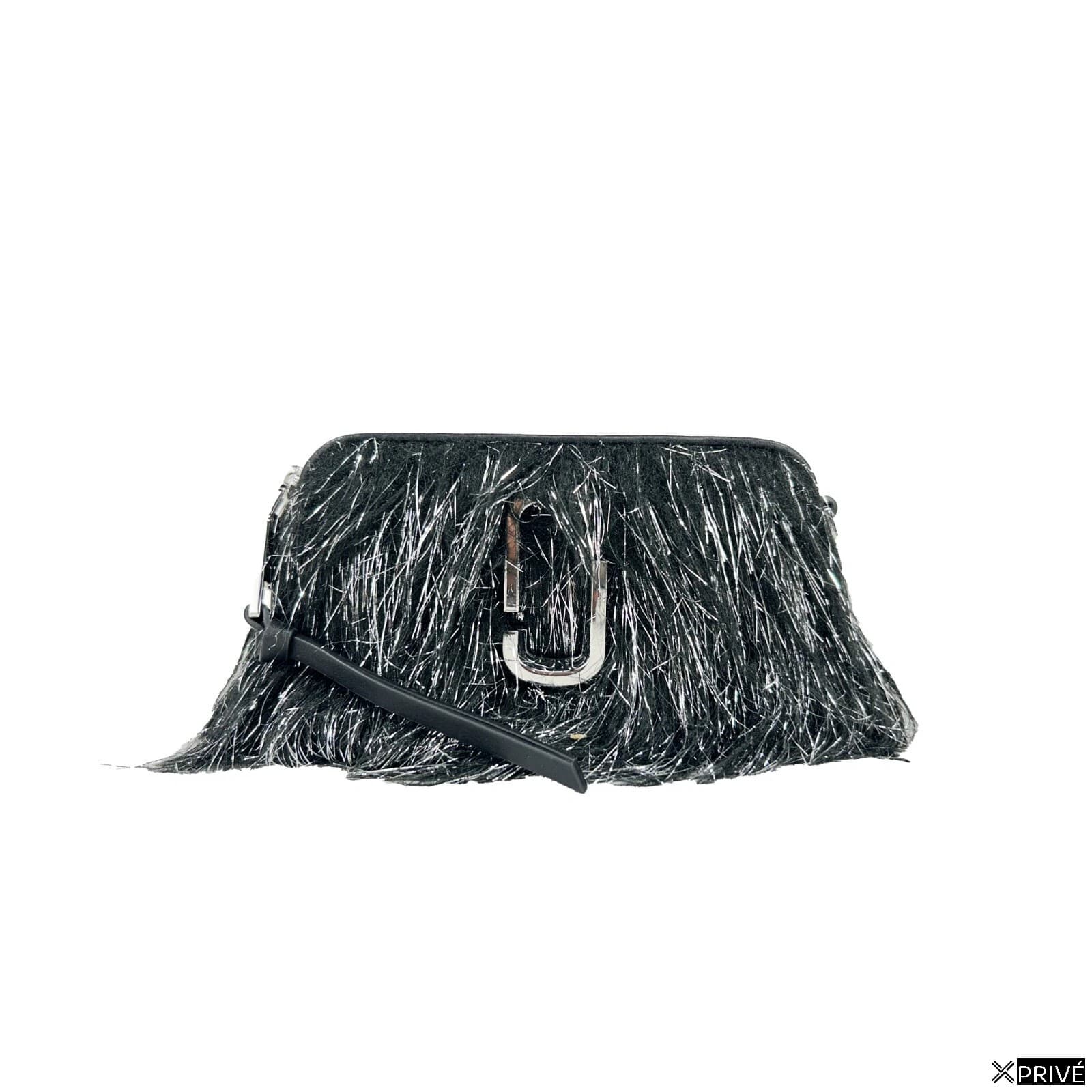 Sac porté croisé argenté en Cuir — 1