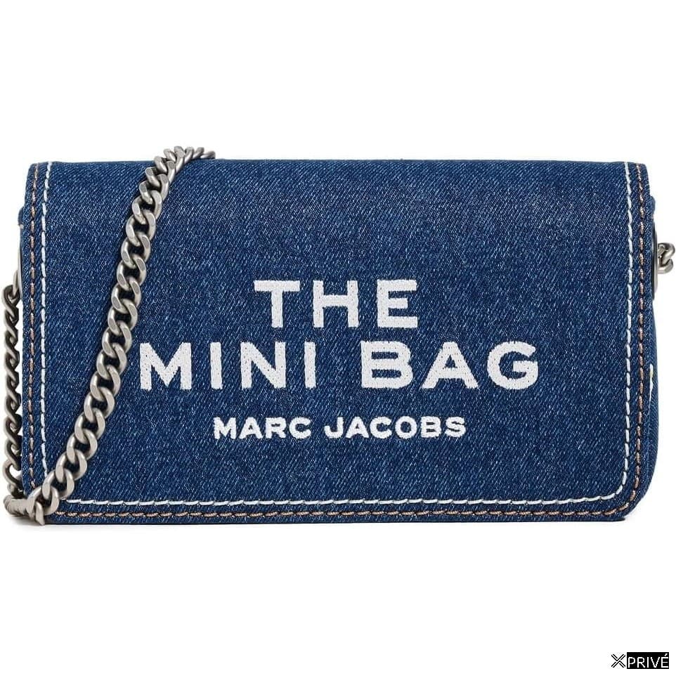 Sac à main argenté en Jean