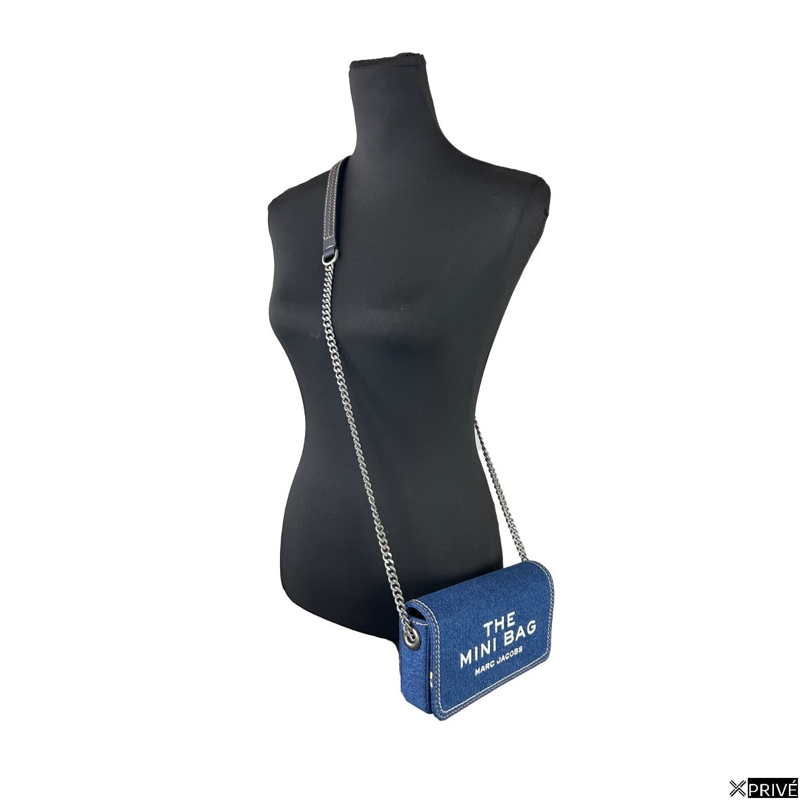 Sac à main argenté en Jean — 4