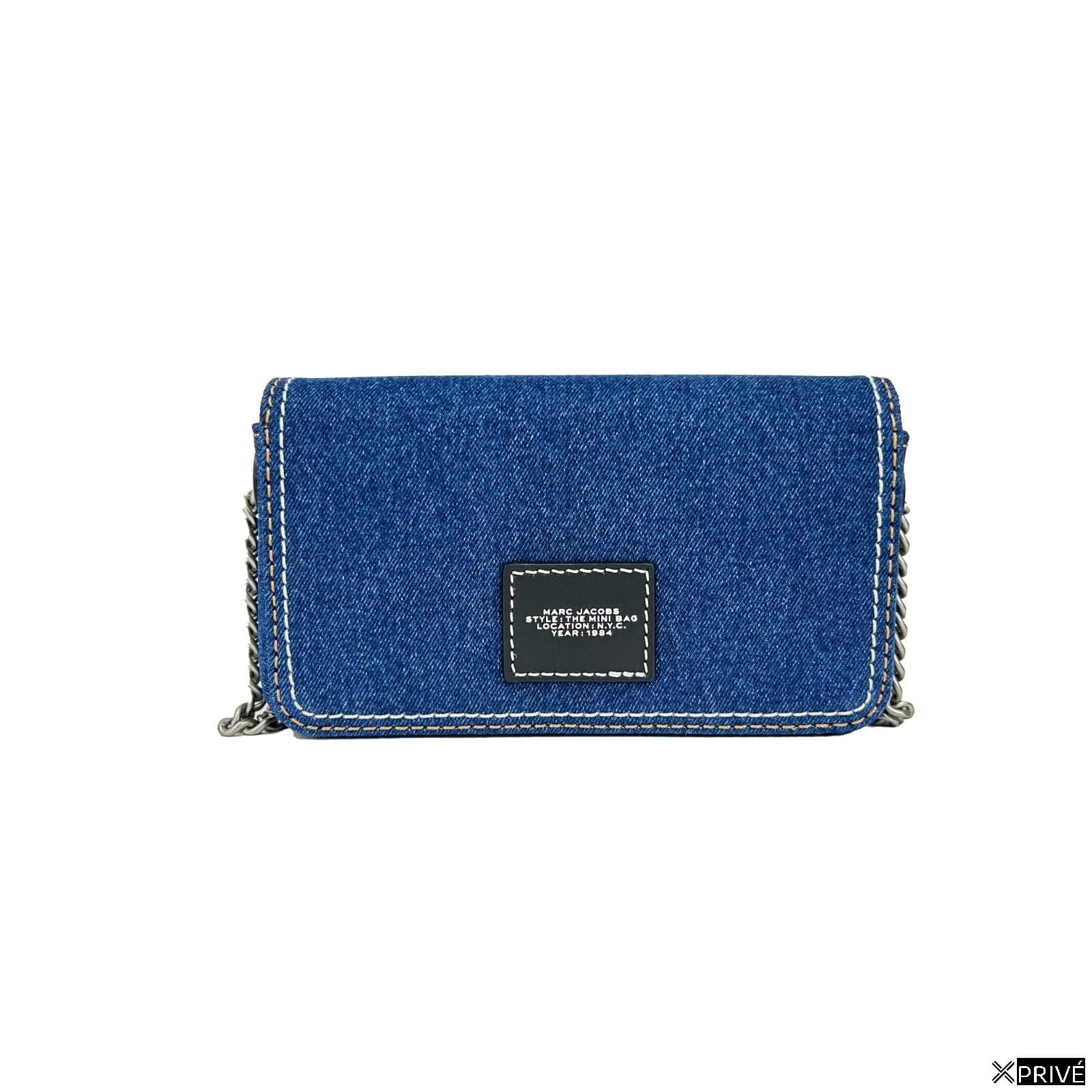 Sac à main argenté en Jean — 3