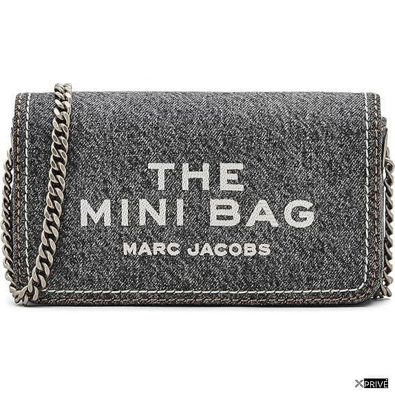 Sac à main argenté en Jean
