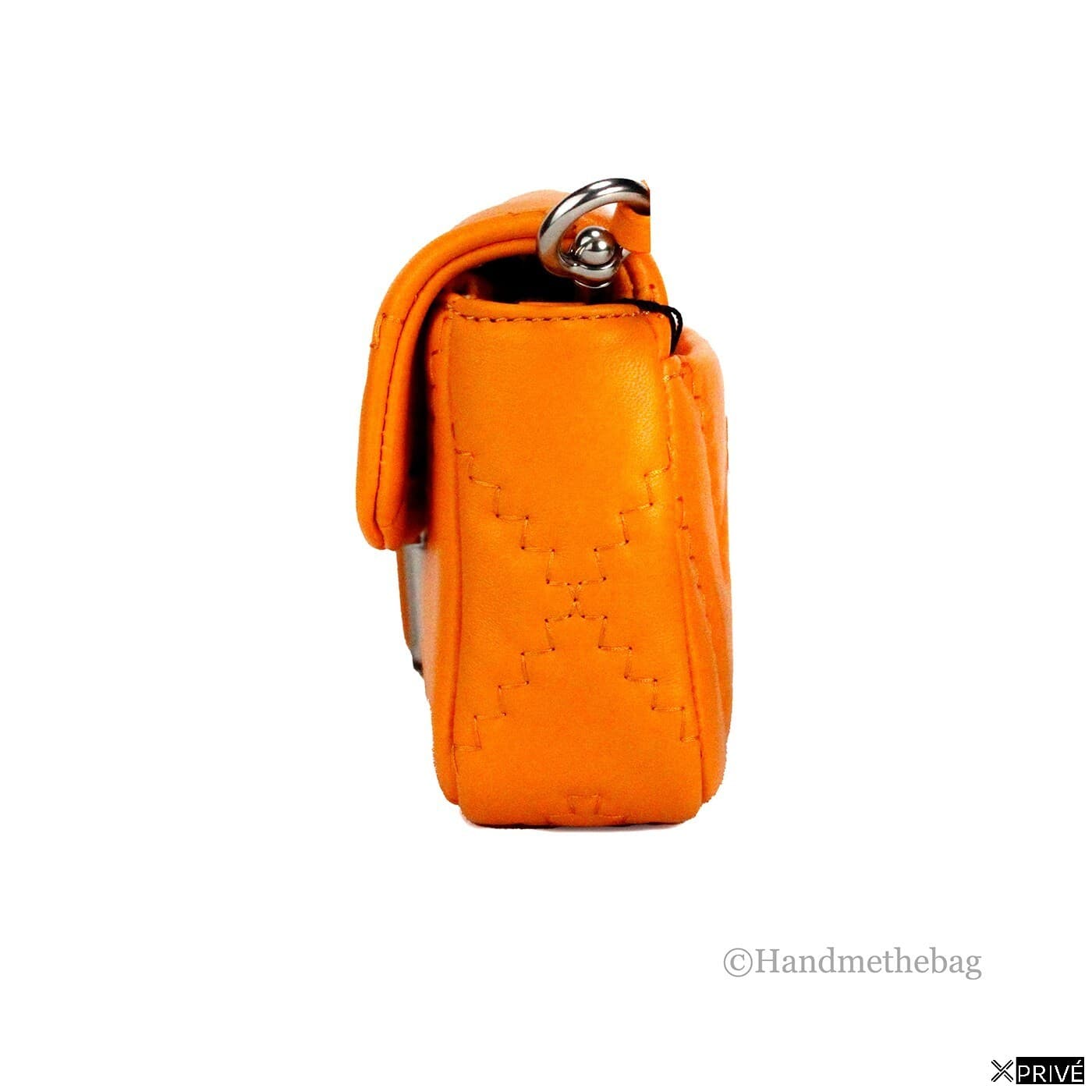 Sac bandoulière argenté en Cuir — 3