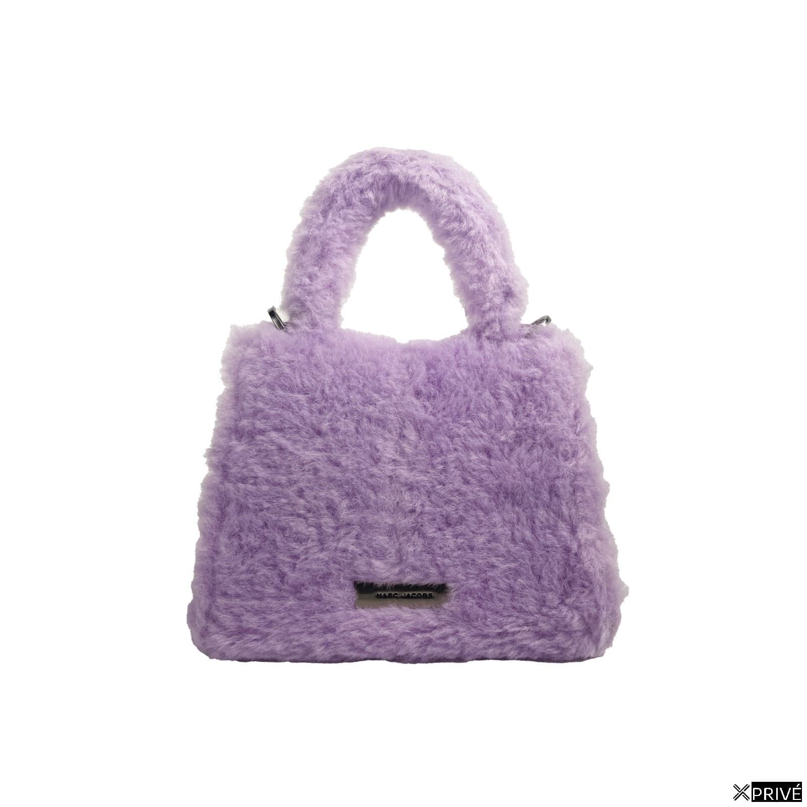 Sac porté croisé argenté en Fourrure — 3