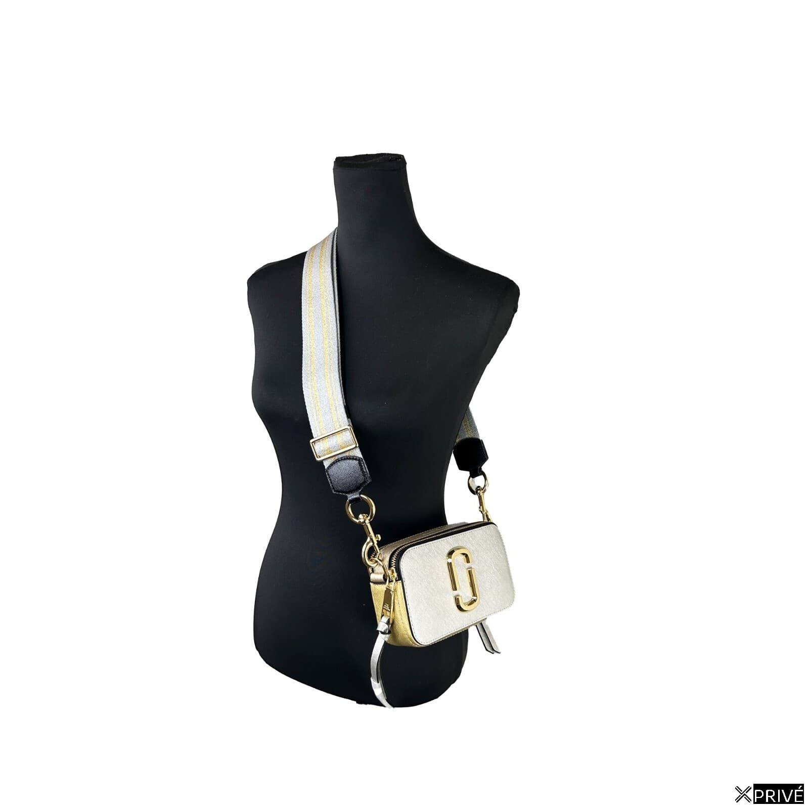 Sac porté croisé doré en Cuir — 4