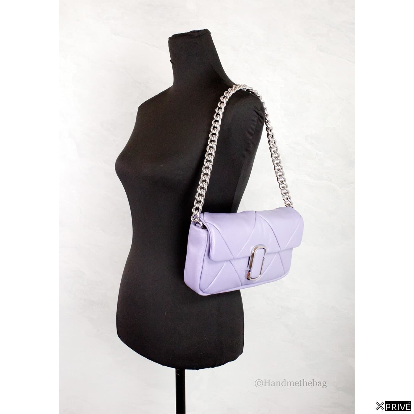 Sac porté croisé argenté en Cuir — 2