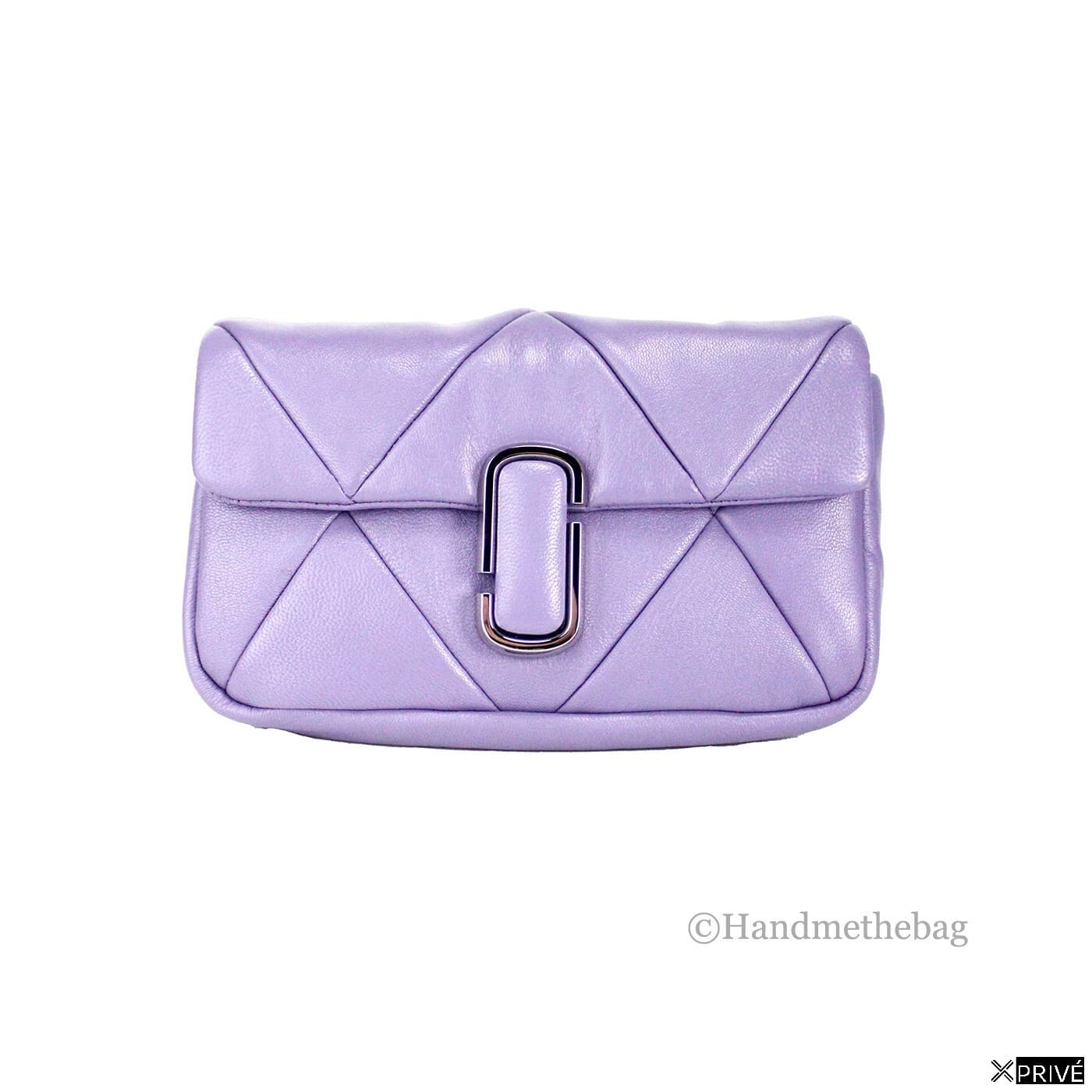 Sac porté croisé argenté en Cuir — 1
